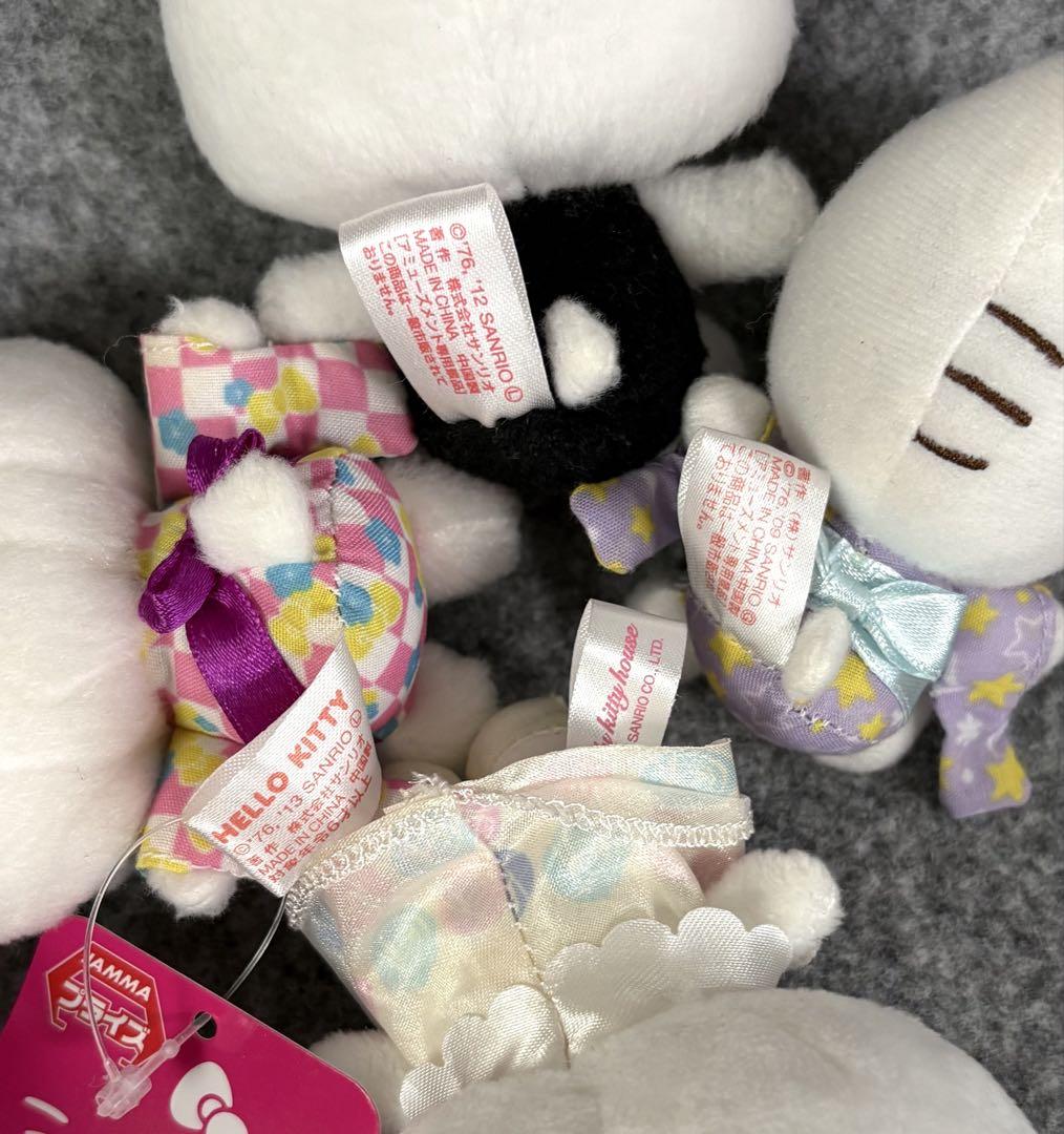 ハローキティ マスコット ぬいぐるみ 6個 バラ売り不可