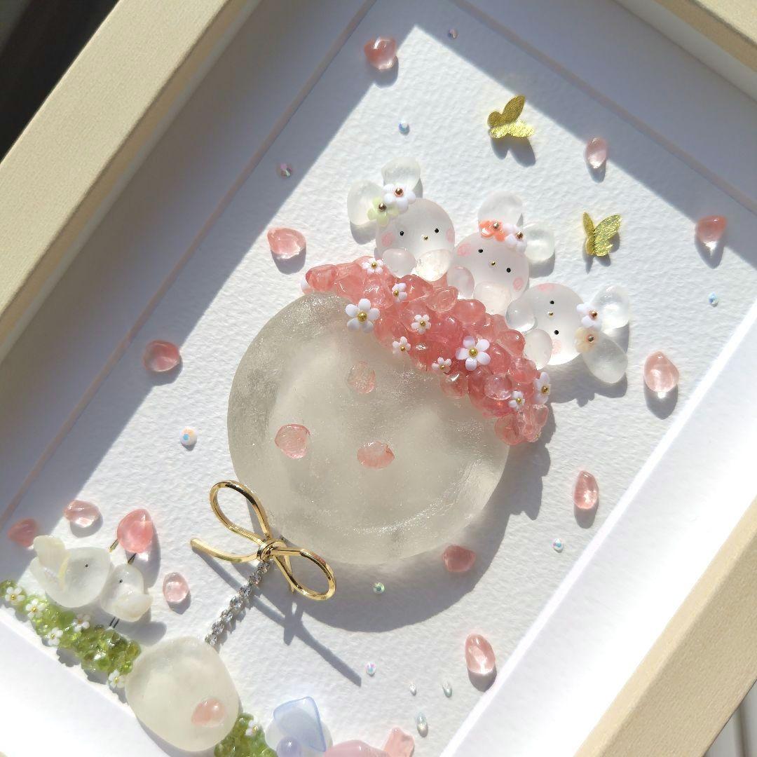 シーグラスアート『 お花畑.。.:*～Cocktail～』