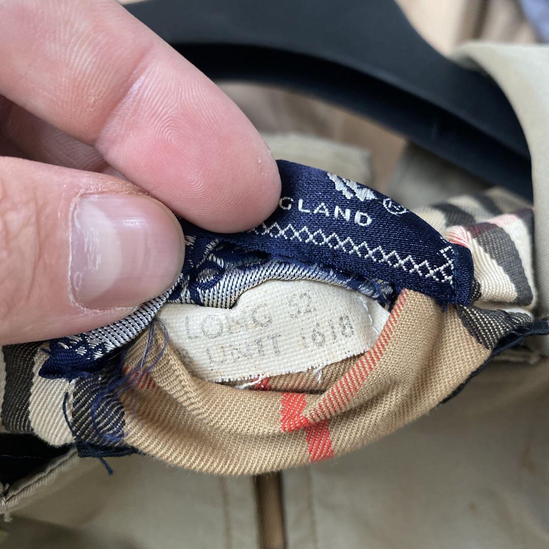 Burberry ステンカラーコート　バルマカンコート　1枚袖