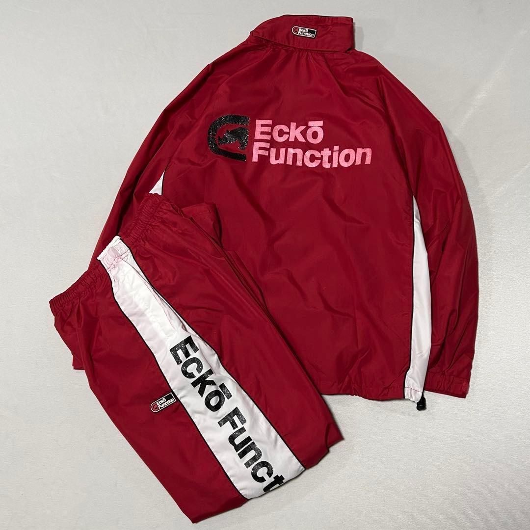 00s Ecko ナイロン セットアップ ドローコード ラメ入り ジャージ B系FREE SIZE・ECKŌ UNLTD(ECKO UNLTD)
