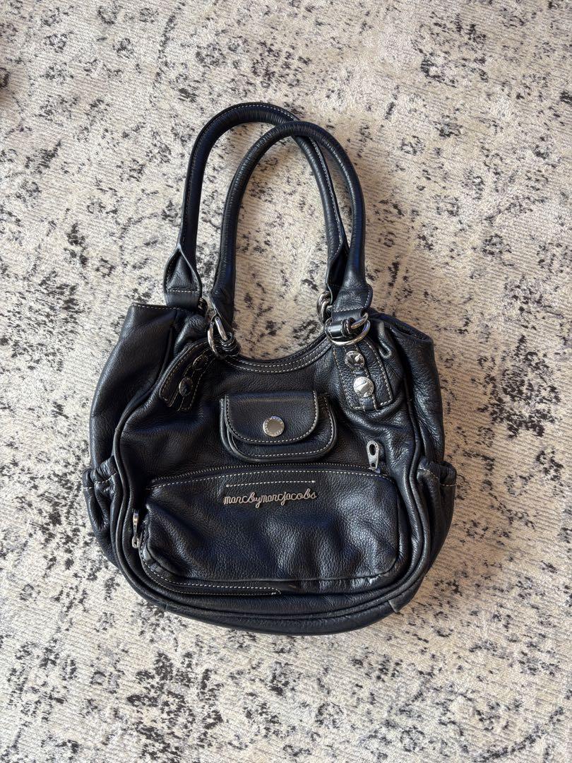 バッグ 00s archive MARCJACOBSleatherhandbag