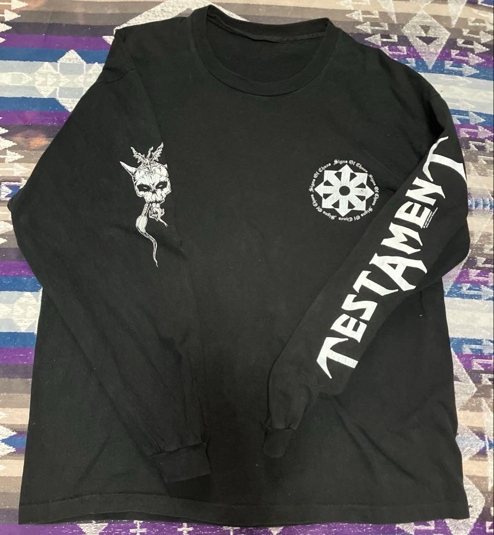 TESTAMENT LONG SLEEVE Tシャツ ロンT