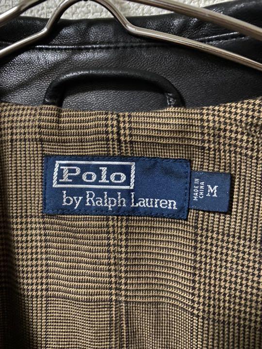 大得価得価 美品 POLO by Ralph Lauren ラムレザージャケット M 90s BSRV5-m69233656440 格安通販