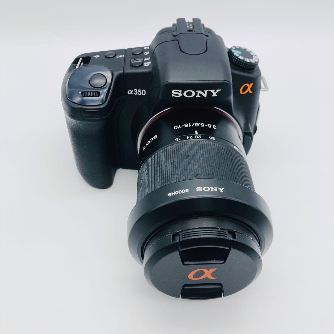 ■SONY■デジタル一眼レフカメラ  α350■18-70mmレンズ付■ジャンク □SONY□デジタル一眼レフカメラ α350□18-70mmレンズ付