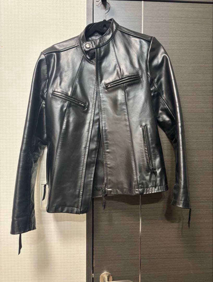 Haruf ブラックレザージャケット S