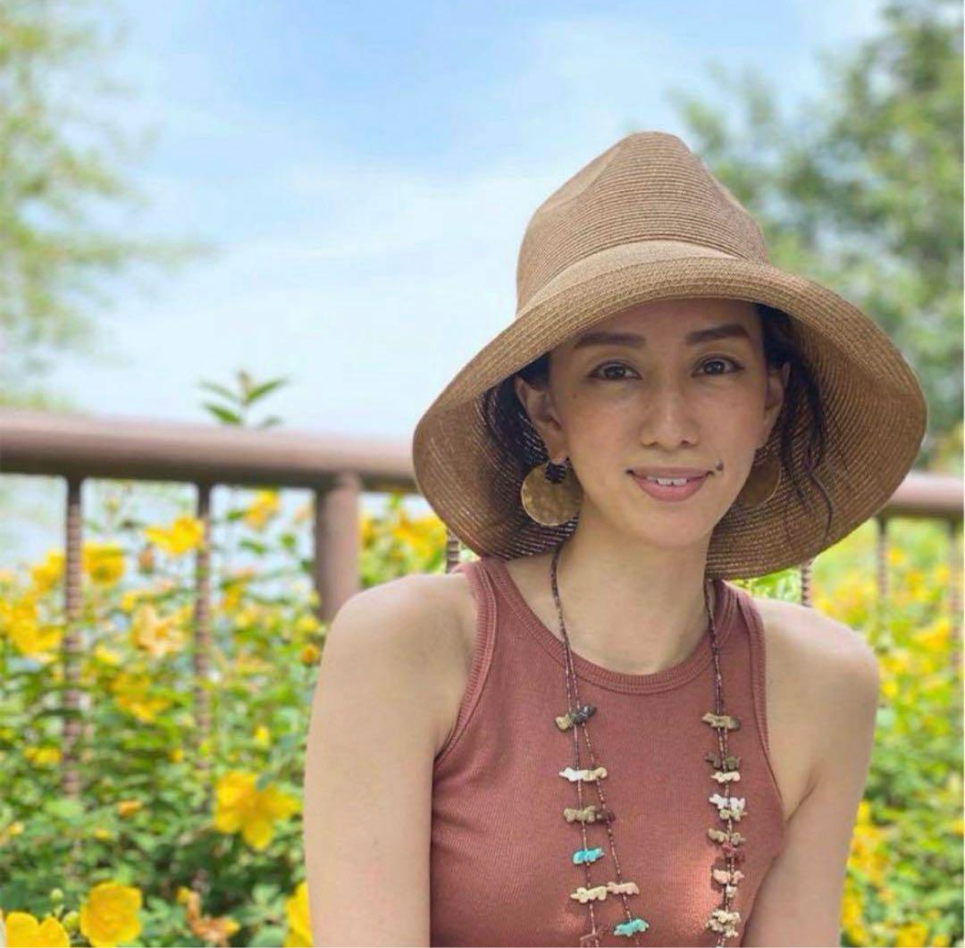 Paper Braid Sheer Down Brim Hat