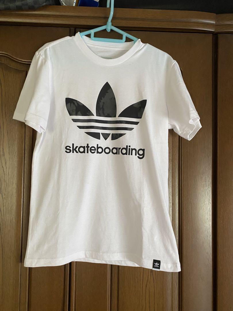 adidas スケートボード Tシャツ ホワイト - メルカリ