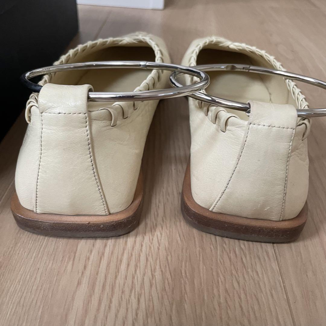 Jil sander Ballerinas. ベージュ/シルバー Jil sander Ballerinas. ベージュ/シルバー
