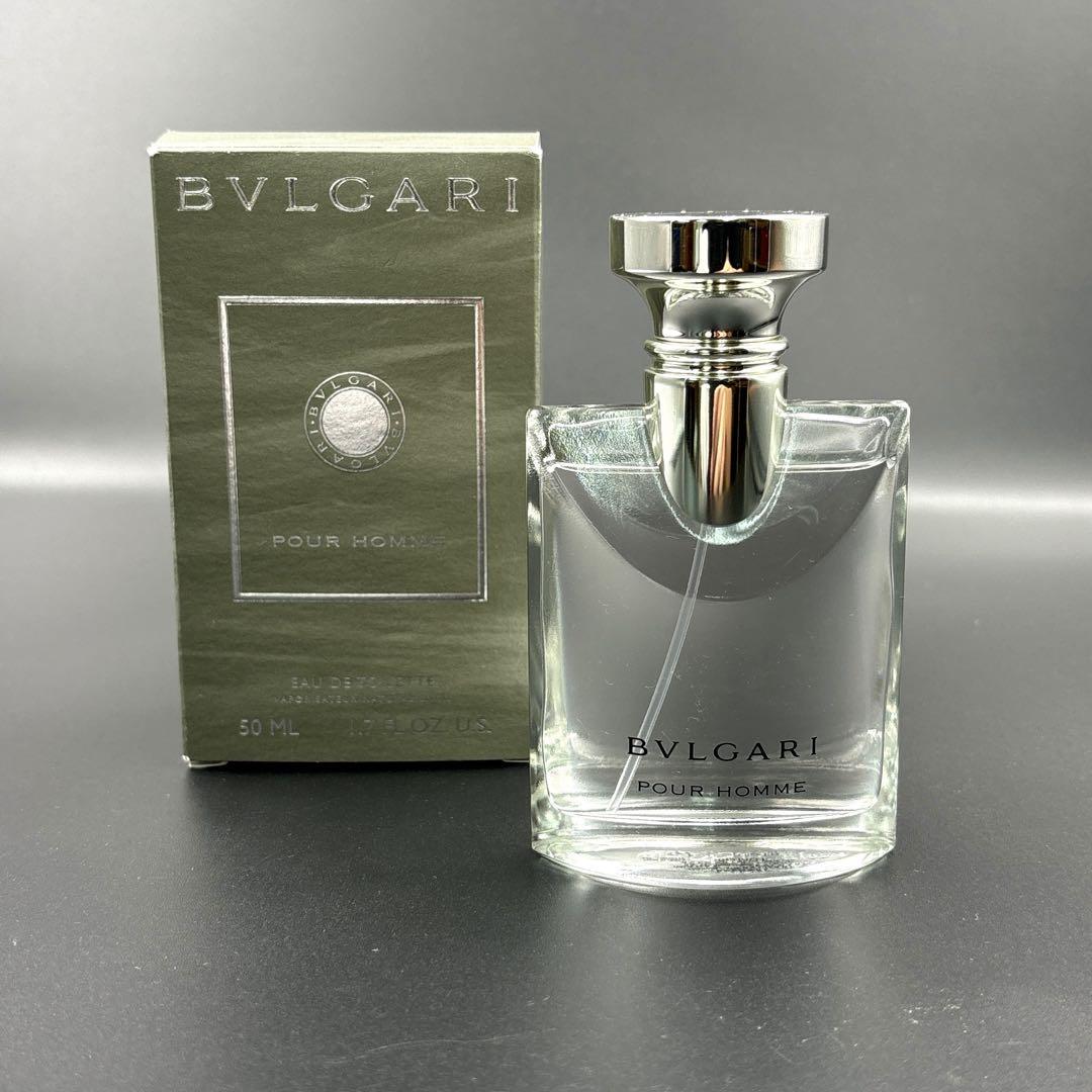 BVLGARI POUR HOMME プールオム オードトワレ 50ml - メルカリ