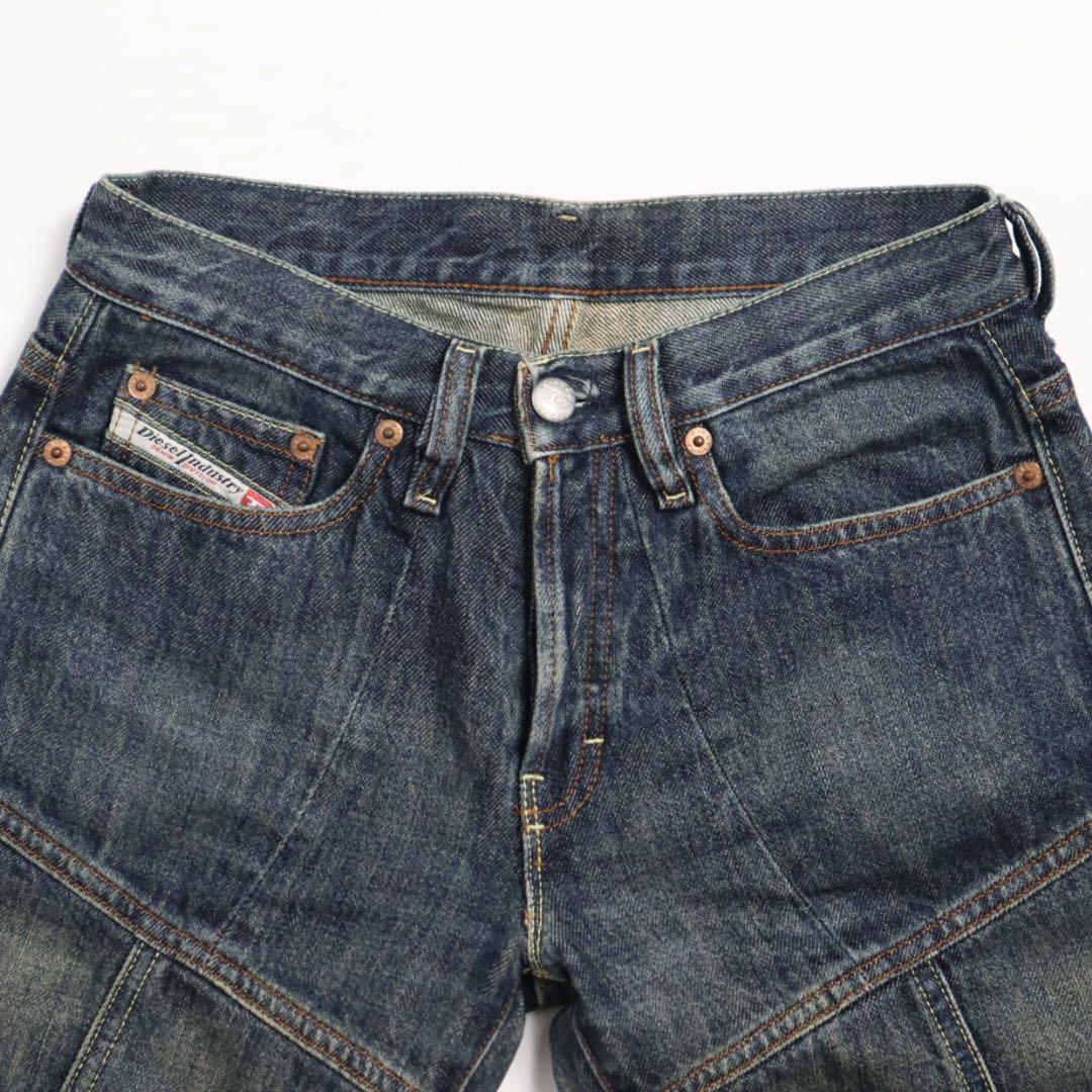vintage archive diesel y2k パッチワーク フレアデニム - メルカリ