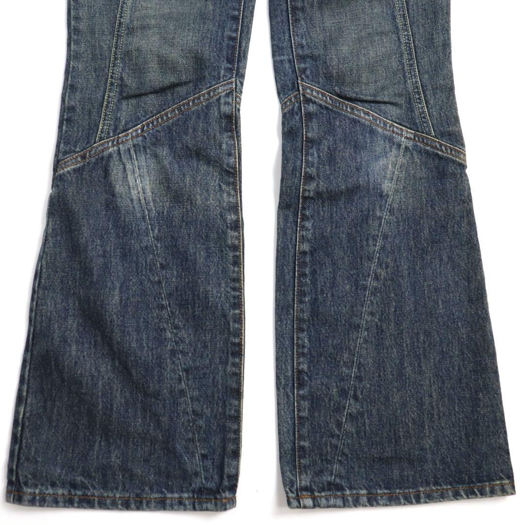 vintage archive diesel y2k パッチワーク フレアデニム - メルカリ