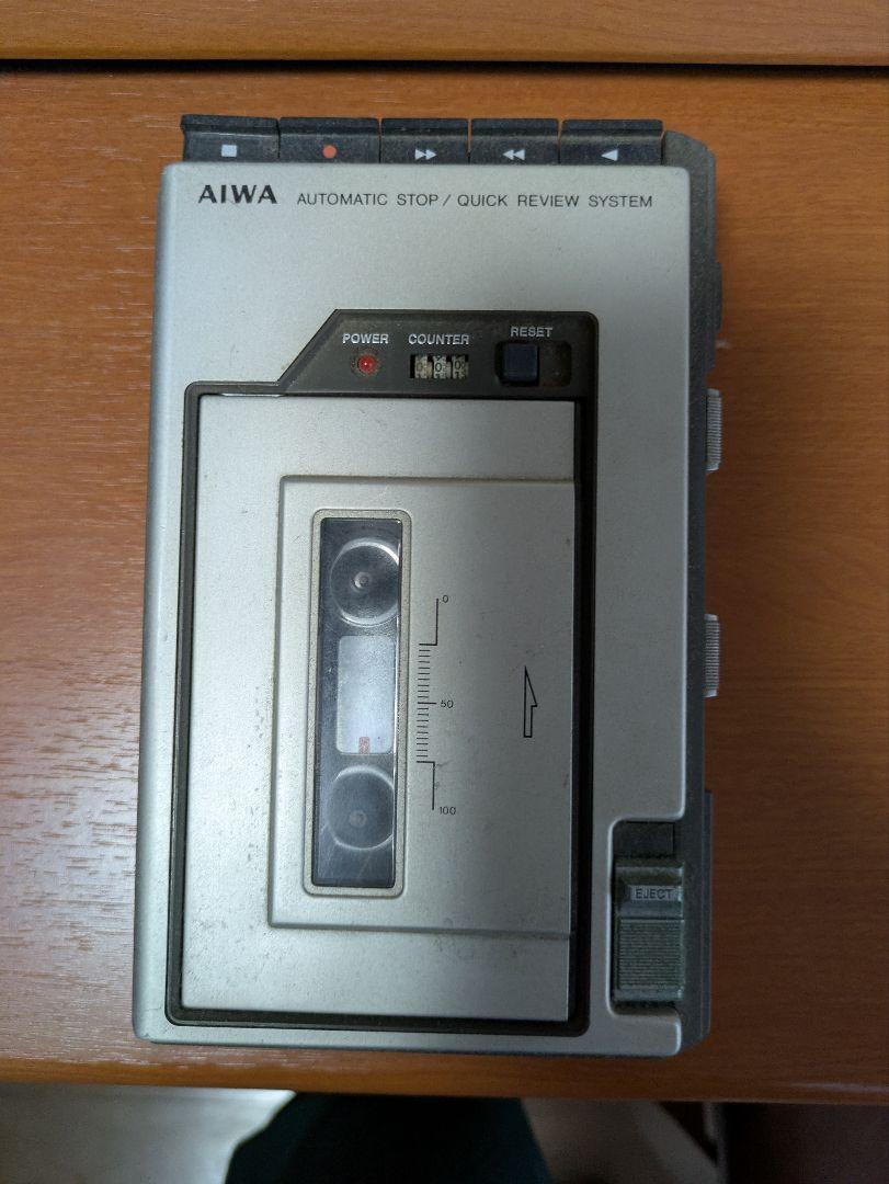 ジャンク品　AIWA カセットレコーダー TP-20