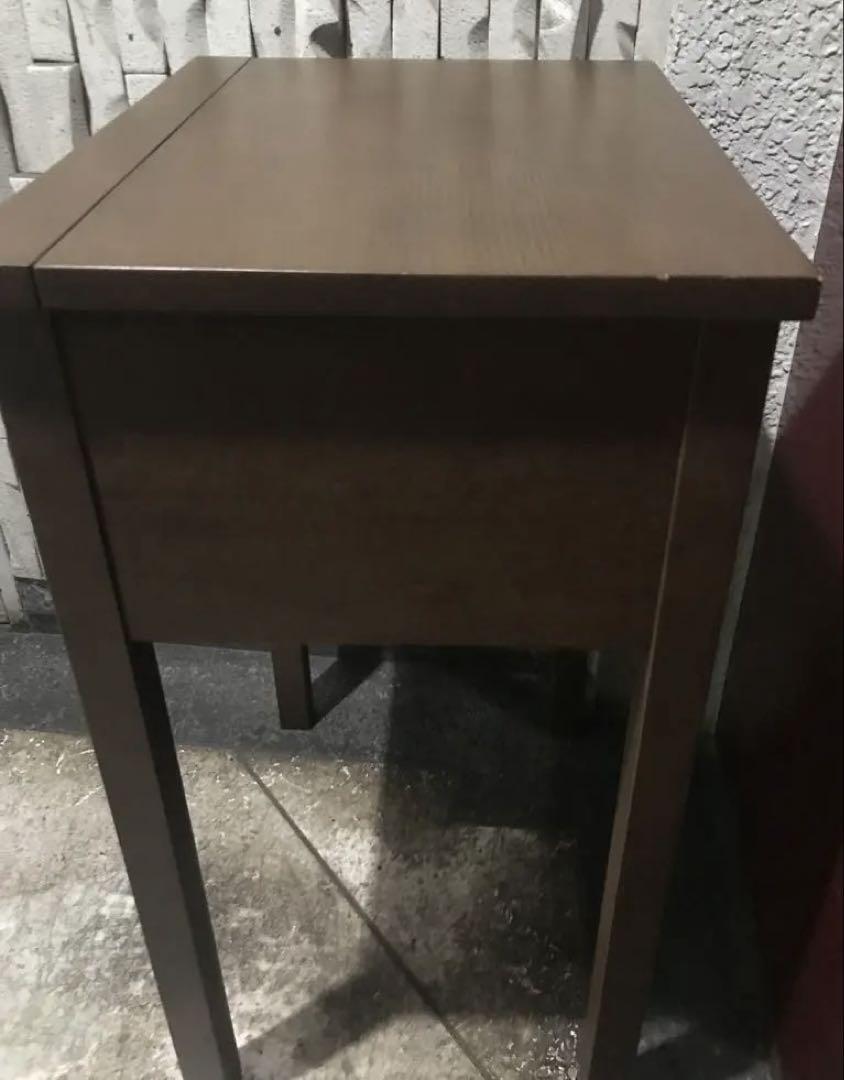 タモ材サイドテーブルコーヒーテーブルファックス化粧台