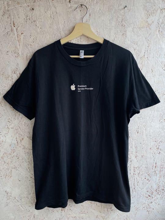 激レア 超美品 80s アップル ヴィンテージ Tシャツ M 黒 apple