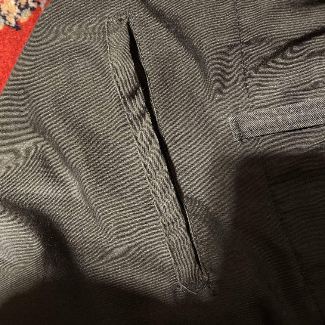 70s ワークパンツ　42talon コットンツイル　チャコールグレー