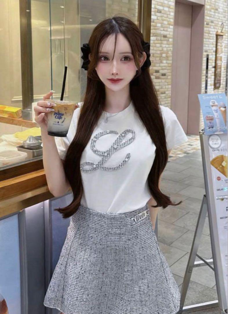 lumignon tweed bijou lumi T【グレー】 ルミニョン Lumignon tweed bijou lumi T ブラック - メルカリ
