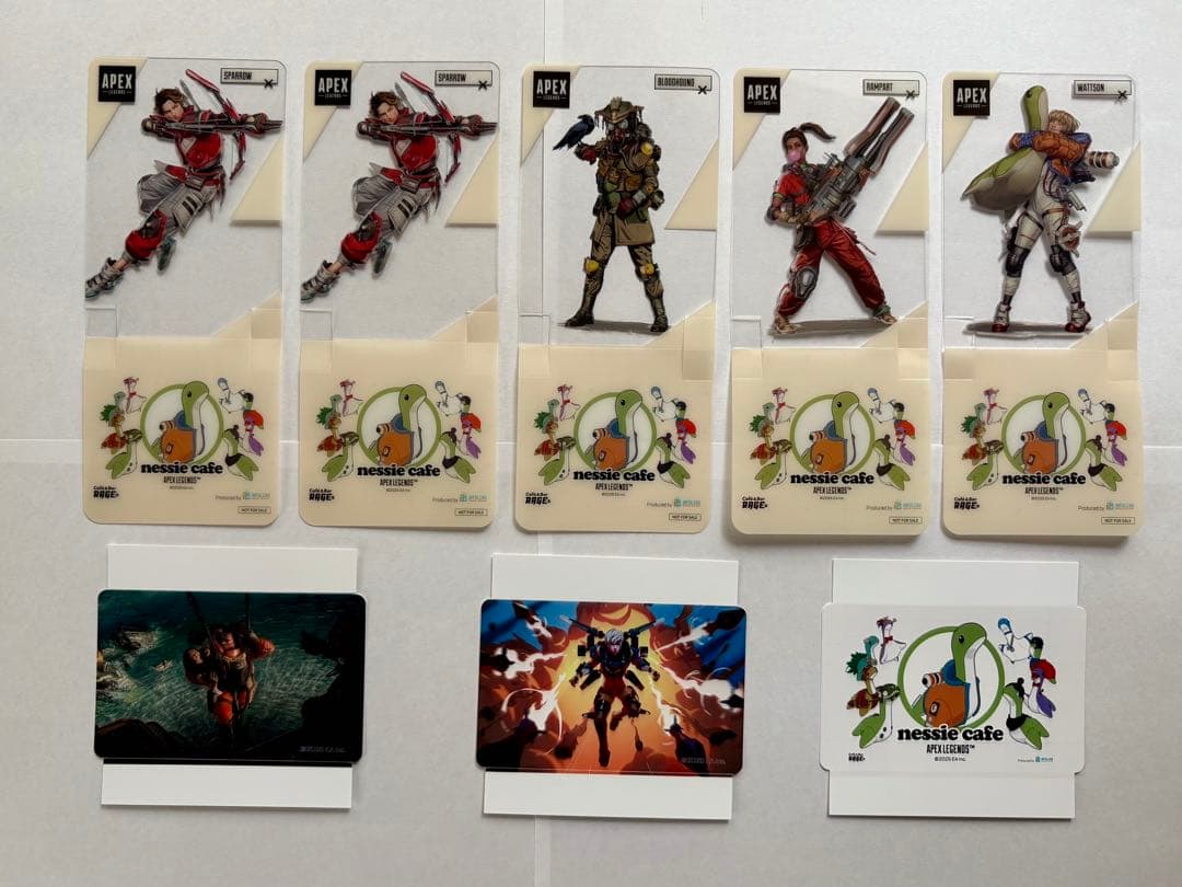 Apex ネッシーカフェ クリアカード ステッカー セット目立った傷や汚れなし