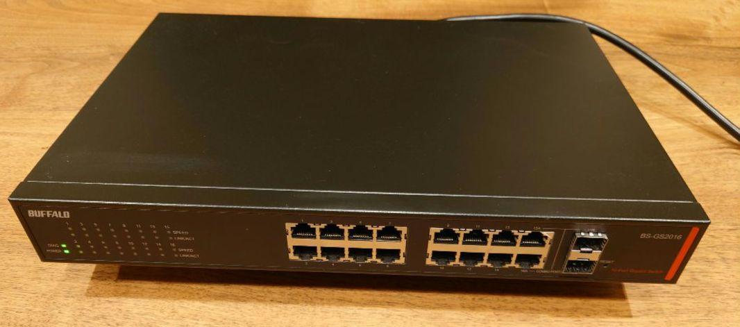 BUFFALO レイヤー2 Giga スマートスイッチ  BS-GS2016