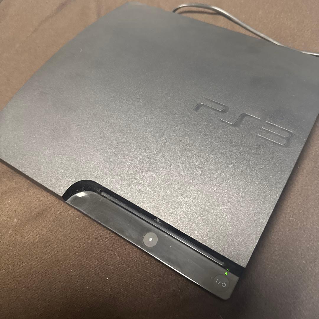 PS3 本体 スリムデザイン 黒目立った傷や汚れなし UP786_INFO