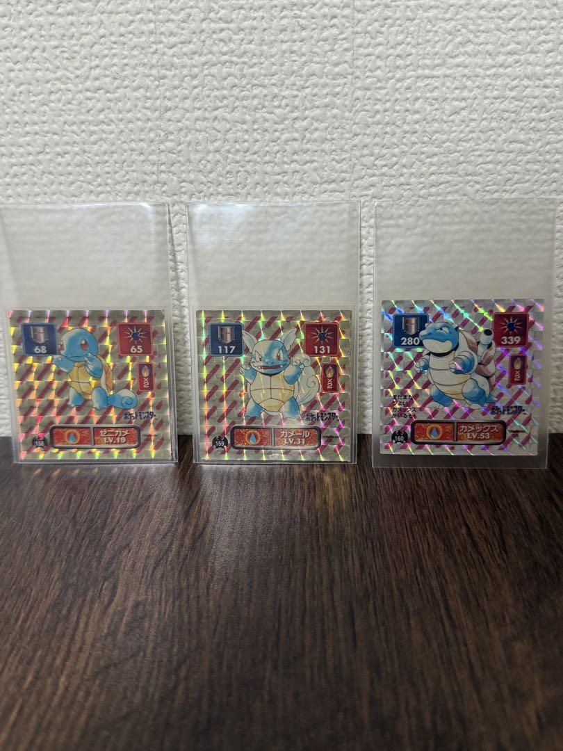 ポケモンカード アマダ ポケモンシール烈伝 ゼニガメ、カメール