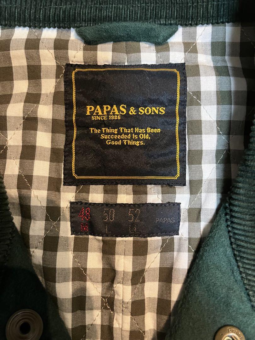 PAPAS & SONS グリーンジャケット Mサイズ