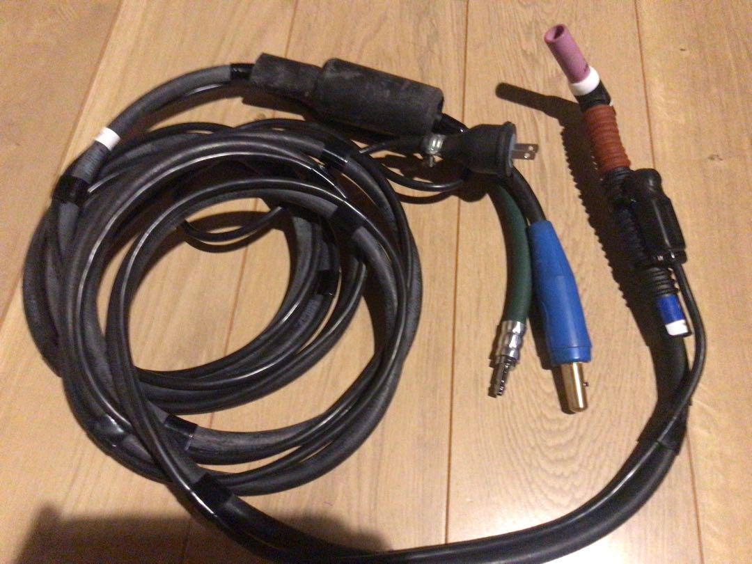 溶接用ケーブル TIGトーチコネクタ 約3メートル
