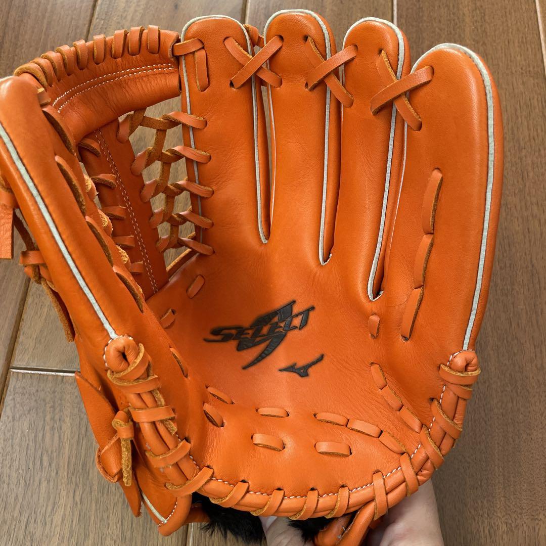 【値下げ】ミズノ セレクト9 軟式グローブ　右利き用　軟式ボール2球付き