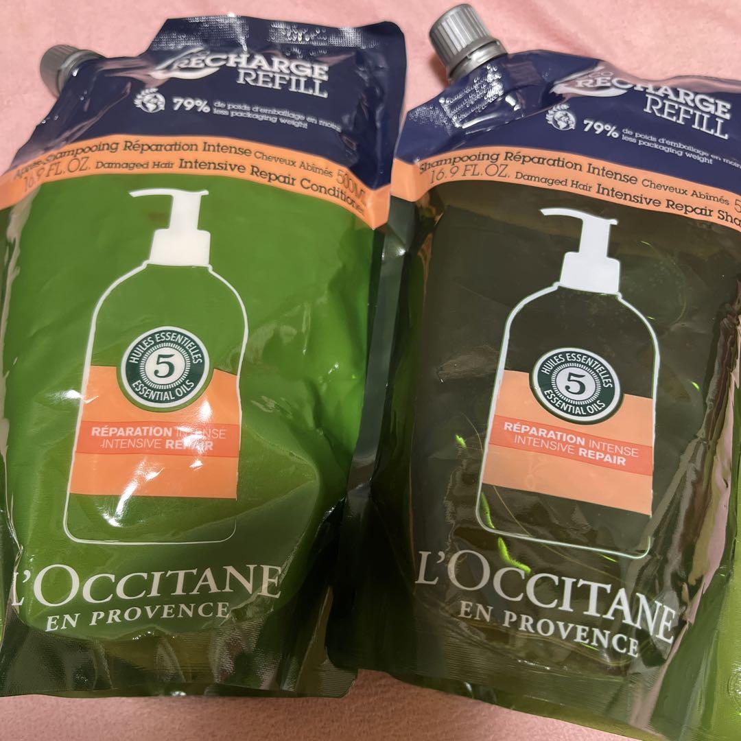 ロクシタンファイブハーブスリペアリングシャンプー&コンディショナー500ml