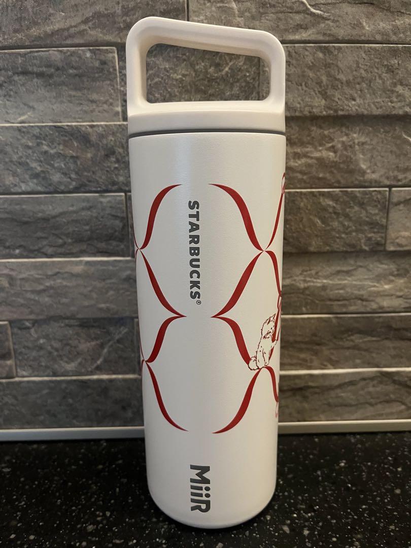 STARBUCKS MiiR 猫とリボン 送料無料】STARBUCKS MiiR リボン猫 水筒 - メルカリ