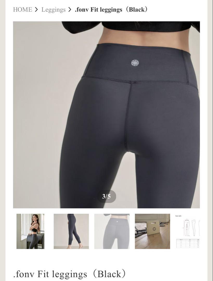 .fonv Fit leggings ブラック