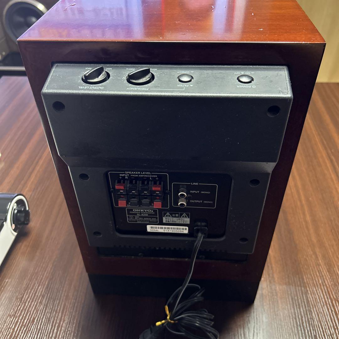 ☆動作確認済み☆ONKYO サブウーファー SL-A250 アンプ内蔵