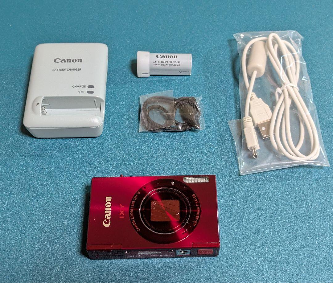 【美品】Canon IXY3 レッド デジカメ 平成レトロ
