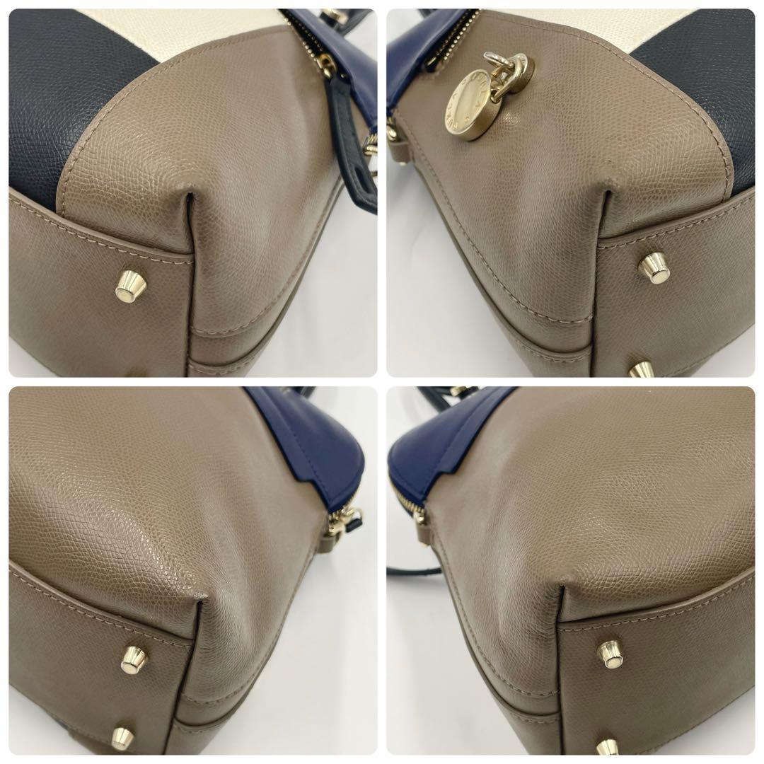 FURLAフルラ パイパー ショルダーバッグ　ハンドバッグ2way マルチカラー