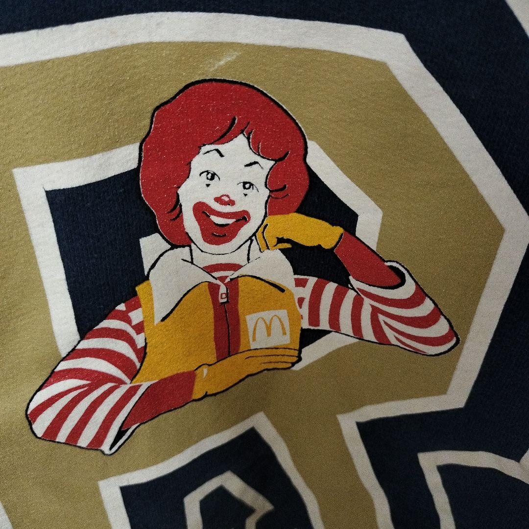 USA製90s マクドナルドドナルド刺繍タグMcDonald