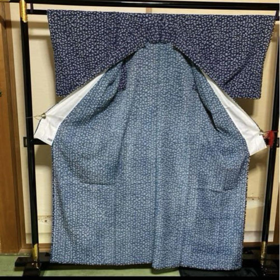 正絹 高島屋 絽　薄物 江戸小紋　小紋 着物单品 新品 美品 夏着物