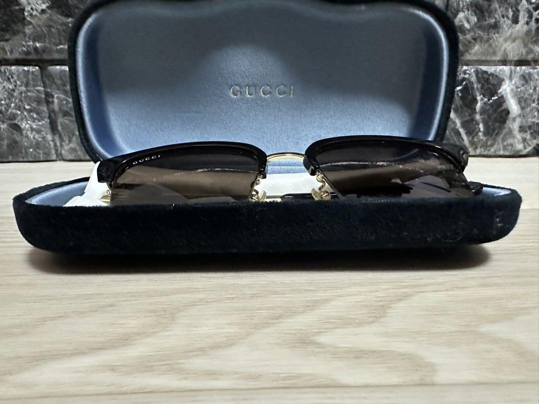 GUCCI グッチ スクエアサングラス ケース付き 美品 - メルカリ