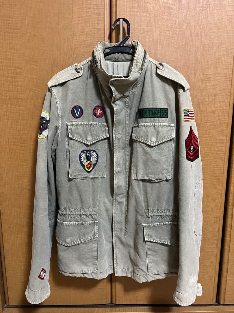 現在 AVIREX U.S. ARMY ミリタリージャケットS・AVIREX