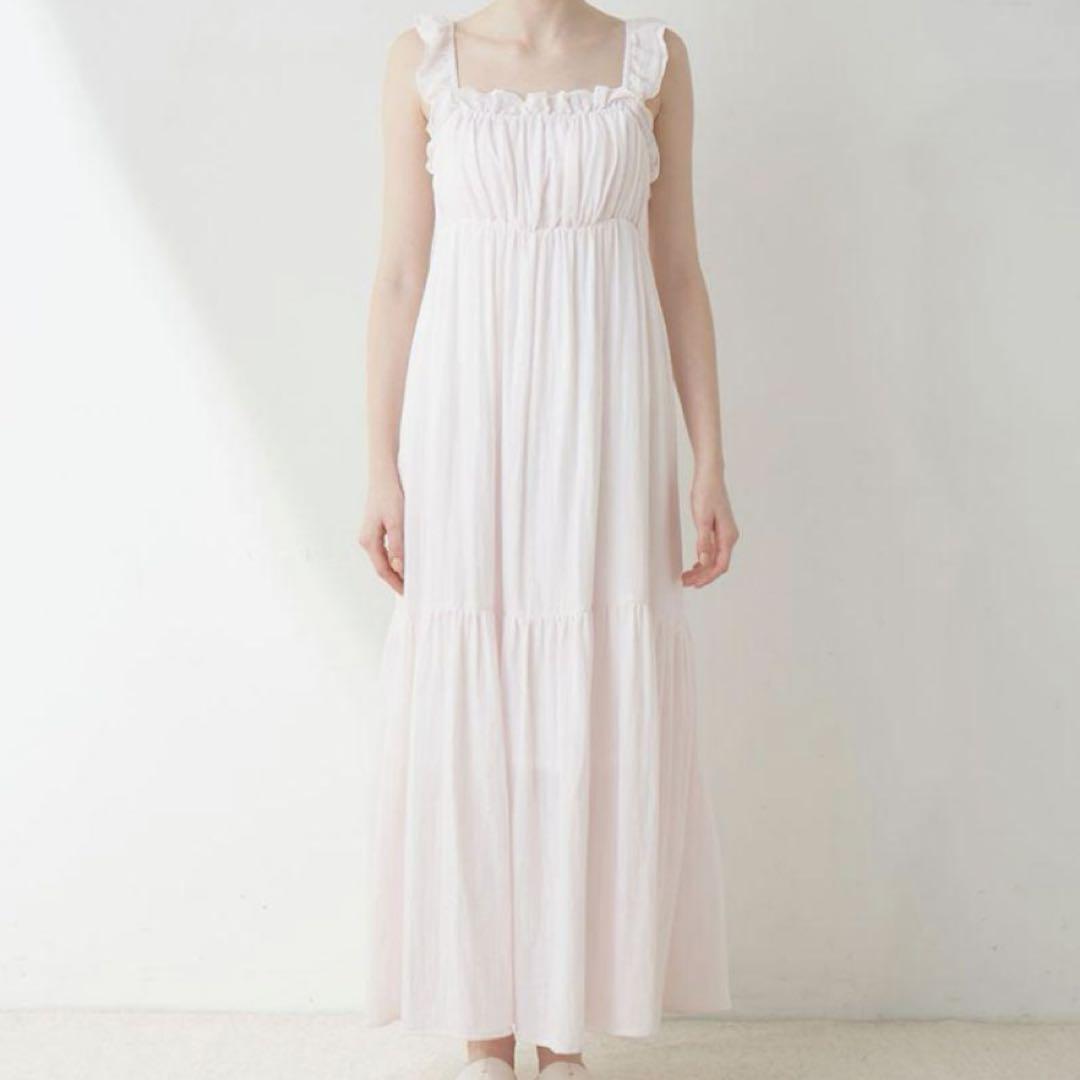 新品 ジェラートピケ gelato pique SAKURA ガーゼワンピース