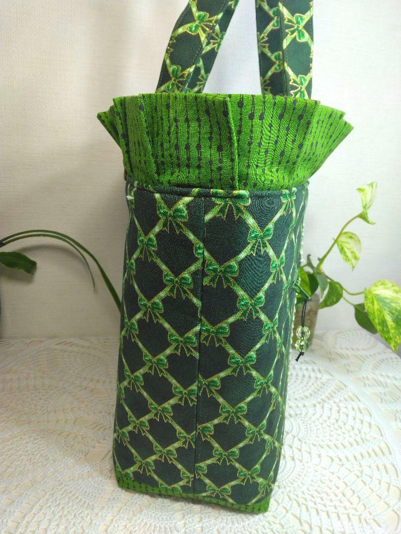 ＊刺繍・ファスナー蓋・フリル付ふんわりしっかりバッグ＊ロラライハリス 専用 ＊＊刺繍・フリル付ふんわりしっかりバッグセット