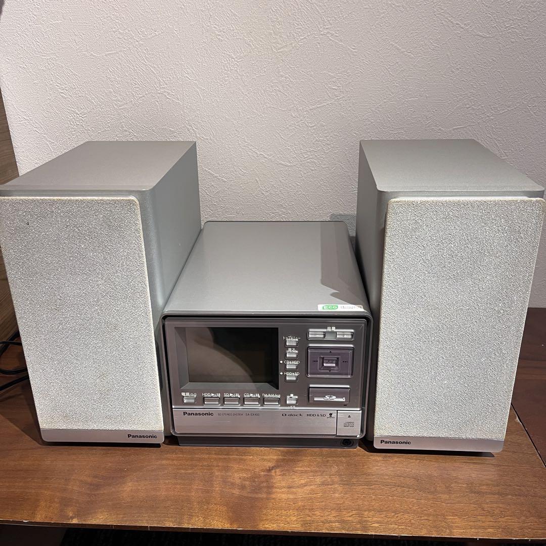 Panasonic ミニコンポ SA-SX400 CD再生のみ動作確認 - メルカリ