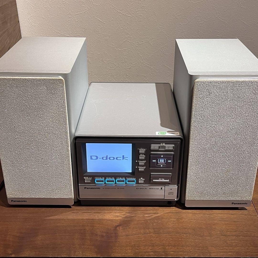 Panasonic ミニコンポ SA-SX400 CD再生のみ動作確認 Panasonic ミニコンポ SA-SX400 CD再生のみ動作確認 - メルカリ
