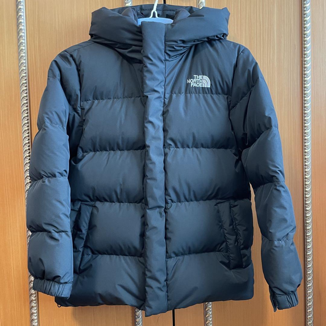 美品　ノースフェイス　ロングダウンジャケット　キッズ140 ノースフェイス キッズ ダウンジャケット 140 - メルカリ