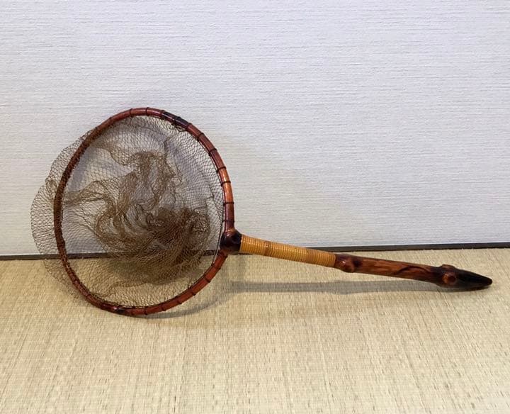 天然木 手作り鮎タモ brianwry.com