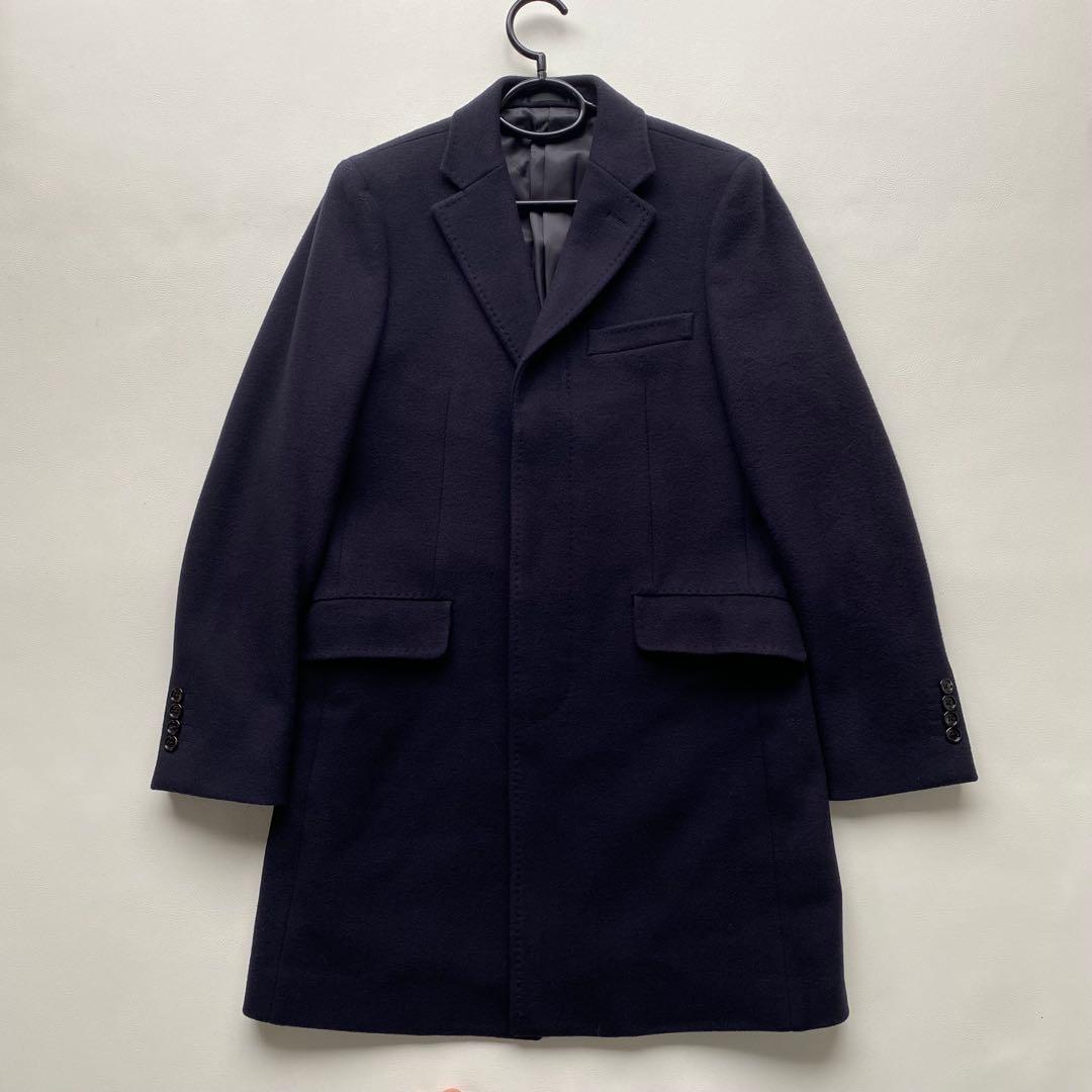 比翼 上質ウール マッキントッシュロンドン チェスターコート M ネイビーM MACKINTOSH LONDON