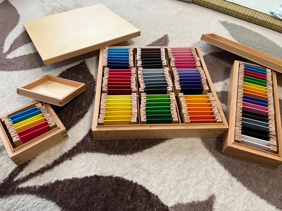 残り1セット】色板 1,2,3 教具 知育玩具【モンテッソーリ教育】