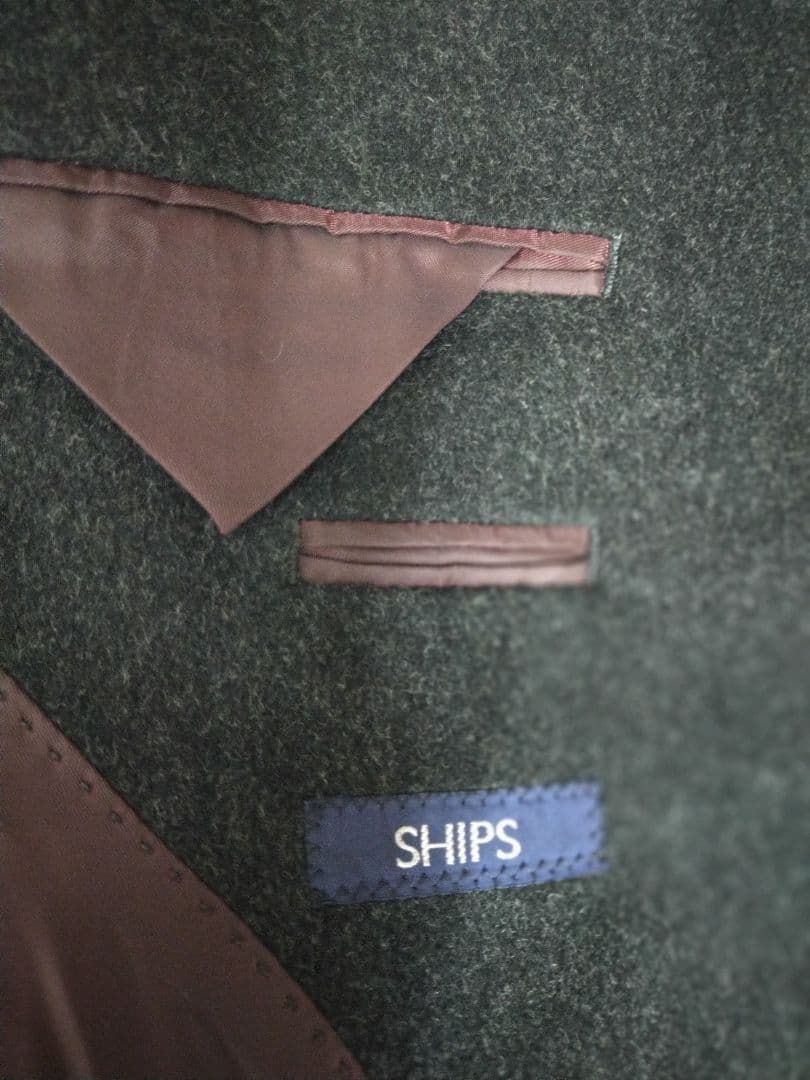 超美品 シップス✕ ロロピアーナ ウールチェスターコート M