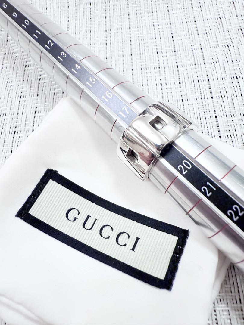 GUCCI グッチ　モダニスト　リング　指輪　20号 925 仕上げ済 磨き済み GUCCI グッチ モダニスト リング 指輪 19号 925 - メルカリ