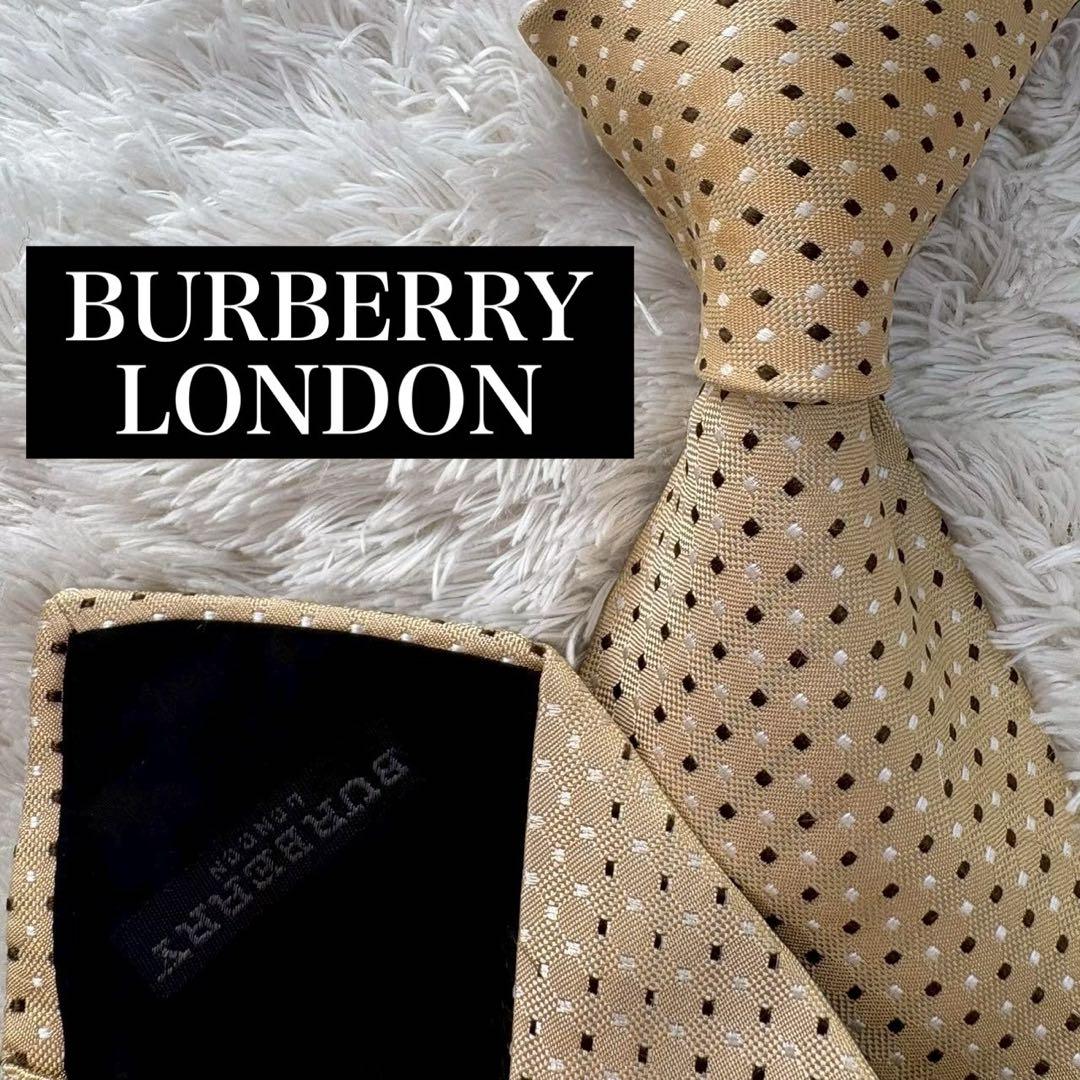 BURBERRY LONDON ネクタイ ビジネス パーティー N-0516