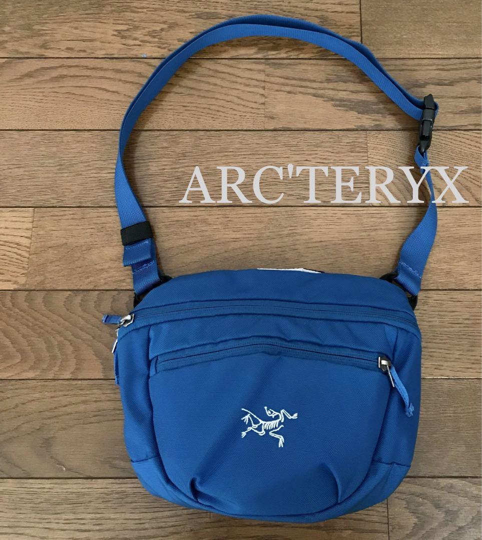 美品✨️アークテリクス MAKA2 ウェストパック ショルダーバッグ 青 ARCTERYX マカ2 青 ショルダーバッグ アークテリクス 男女兼用