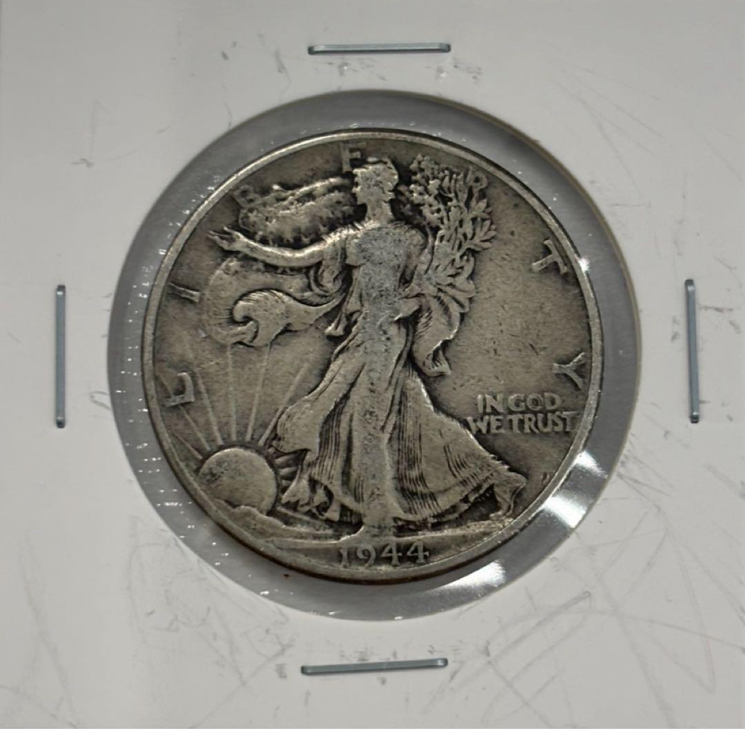 美品 ウォーキングリバティ　ハーフダラー 銀貨  1944 コイン 1944年 ウォーキングリバティ ハーフダラー 銀貨 50セント